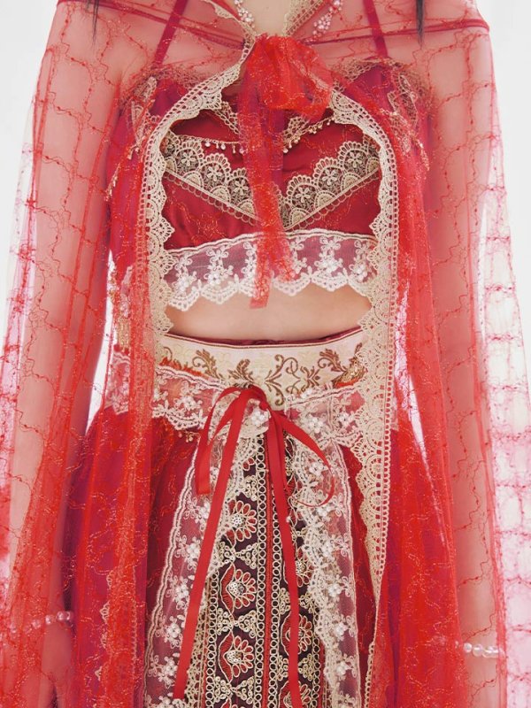 画像21: 【即日発送】アラビアンガール/アラジンコスプレセット【ハロウィン7点セット】【フリーサイズ/4カラー】[HC03] (21)