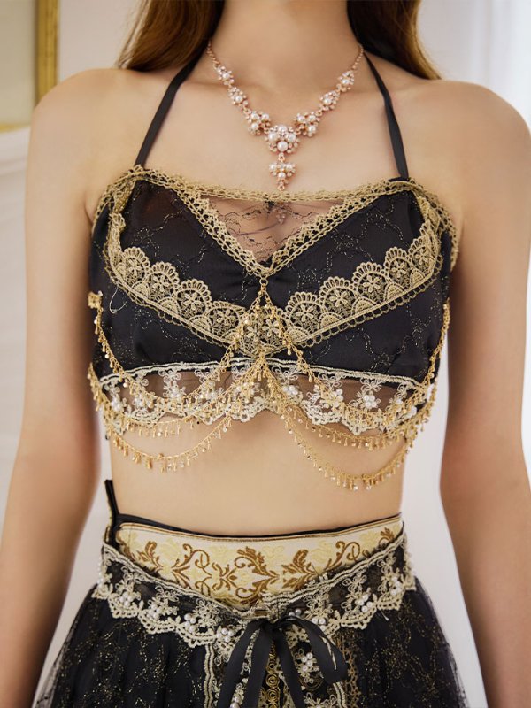 画像19: 【即日発送】アラビアンガール/アラジンコスプレセット【ハロウィン7点セット】【フリーサイズ/4カラー】[HC03] (19)