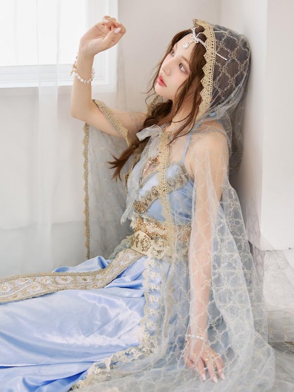 【ハロウィン7点セット】アラビアンガール アラジンコスプレセット 即日発送】アラビアンガール/アラジンコスプレセット