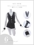 画像24: 【即日発送】【ハロウィン】 ストライプバニーセットアップ 【コスプレ6点セット】 【XS-Mサイズ/1カラー】[OF01] (24)