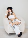モデル:まりん 身長:163cm 着用サイズ:Fサイズ