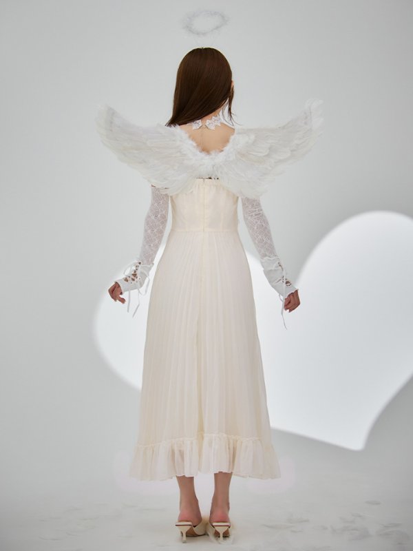 画像18: 【SALE!!】【即日発送！】【ハロウィン】 天使プリーツスカートワンピ 【コスプレ5点セット】 【S-XLサイズ/１カラー】[HC03-H] (18)