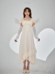 画像4: 【即日発送！】【ハロウィン】 天使プリーツスカートワンピ 【コスプレ5点セット】 【S-XLサイズ/１カラー】[OF01-H] (4)