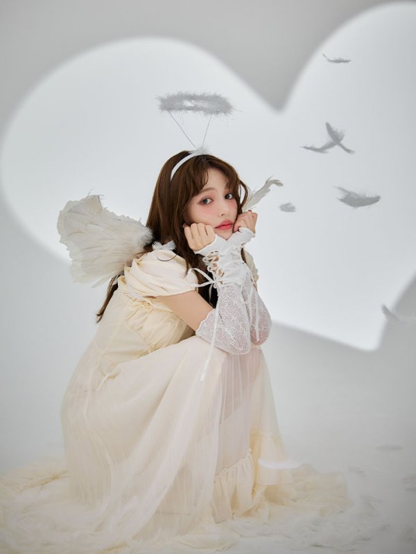 画像21: 【SALE!!】【即日発送！】【ハロウィン】 天使プリーツスカートワンピ 【コスプレ5点セット】 【S-XLサイズ/１カラー】[HC03-H] (21)