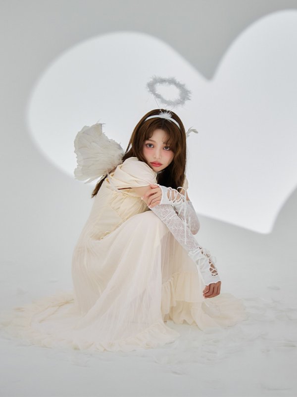 画像23: 【SALE!!】【即日発送！】【ハロウィン】 天使プリーツスカートワンピ 【コスプレ5点セット】 【S-XLサイズ/１カラー】[HC03-H] (23)