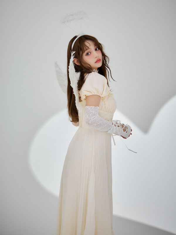 画像24: 【SALE!!】【即日発送！】【ハロウィン】 天使プリーツスカートワンピ 【コスプレ5点セット】 【S-XLサイズ/１カラー】[HC03-H] (24)