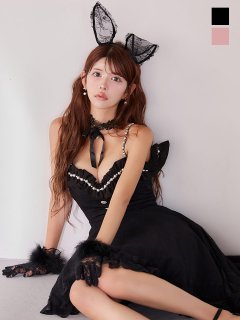 バニーショートインロングワンピース