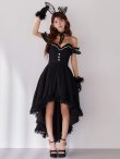 画像19: 【SALE!!】【即日発送！】【ハロウィン】 バニーショートインロングワンピース 【コスプレ5点セット】【XS-XLサイズ/2カラー】[HC03] (19)