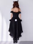 画像29: 【SALE!!】【即日発送！】【ハロウィン】 バニーショートインロングワンピース 【コスプレ5点セット】【XS-XLサイズ/2カラー】[HC03] (29)