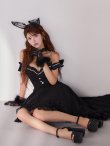 画像10: 【SALE!!】【即日発送！】【ハロウィン】 バニーショートインロングワンピース 【コスプレ5点セット】【XS-XLサイズ/2カラー】[HC03] (10)