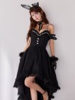 画像13: 【SALE!!】【即日発送！】【ハロウィン】 バニーショートインロングワンピース 【コスプレ5点セット】【XS-XLサイズ/2カラー】[HC03] (13)