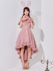 画像22: 【SALE!!】【即日発送！】【ハロウィン】 バニーショートインロングワンピース 【コスプレ5点セット】【XS-XLサイズ/2カラー】[HC03] (22)