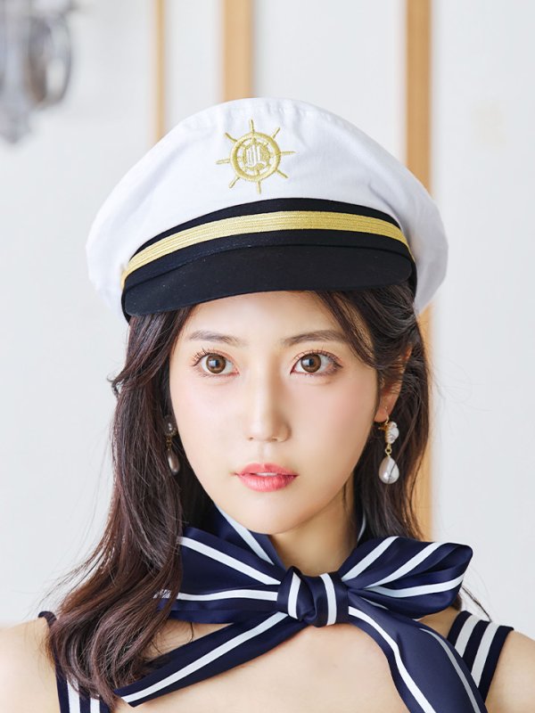 画像14: 【SALE!!】【即日発送！】【ハロウィン】マリン/水兵セットアップ 【コスプレ6点セット】【XS-Lサイズ/1カラー】[OF04] (14)