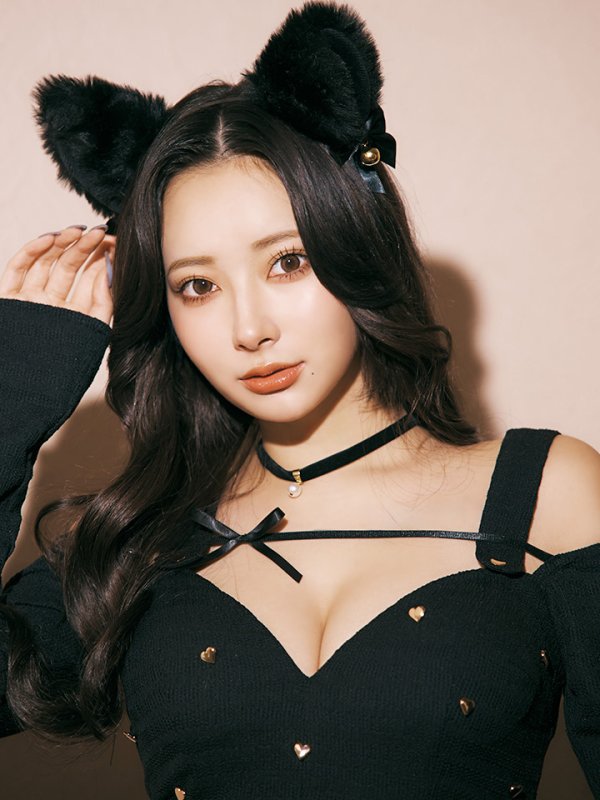 画像19: 【即日発送！】【ハロウィン】 黒猫ワンピース 【コスプレ4点セット】 【XS-XLサイズ/２カラー】[OF04] (19)