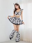 画像14: 【SALE!!】【即日発送！】【ハロウィン】カウスカートセットアップ 【コスプレ6点セット】【XS-Lサイズ/1カラー】[OF01] (14)