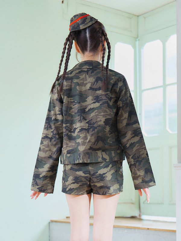 画像13: 【SALE!!】【ハロウィン】アーミーガールセットアップ 【コスプレ6点セット】 【XS-Lサイズ/1カラー】[OF01] (13)