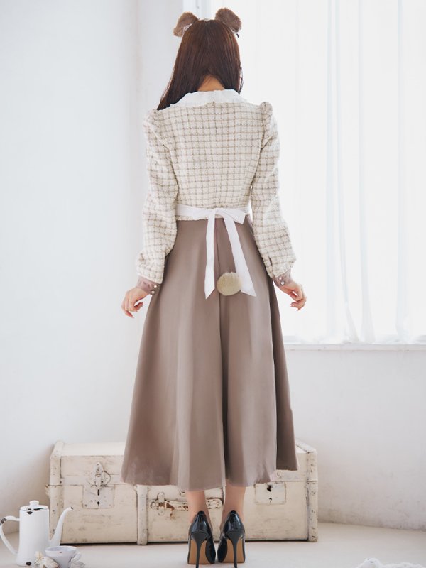 画像18: 【SALE!!】【即日発送！】【ハロウィン】ベアメイドワンピース 【コスプレ4点セット】 【S-XLサイズ/1カラー】[OF01] (18)