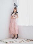 画像17: 【即日発送！】【ハロウィン】バニーリボンチュールワンピース 【コスプレ4点セット】 【S-Lサイズ/1カラー】[YMT] (17)