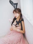 画像7: 【即日発送！】【ハロウィン】バニーリボンチュールワンピース 【コスプレ4点セット】 【S-Lサイズ/1カラー】[YMT] (7)