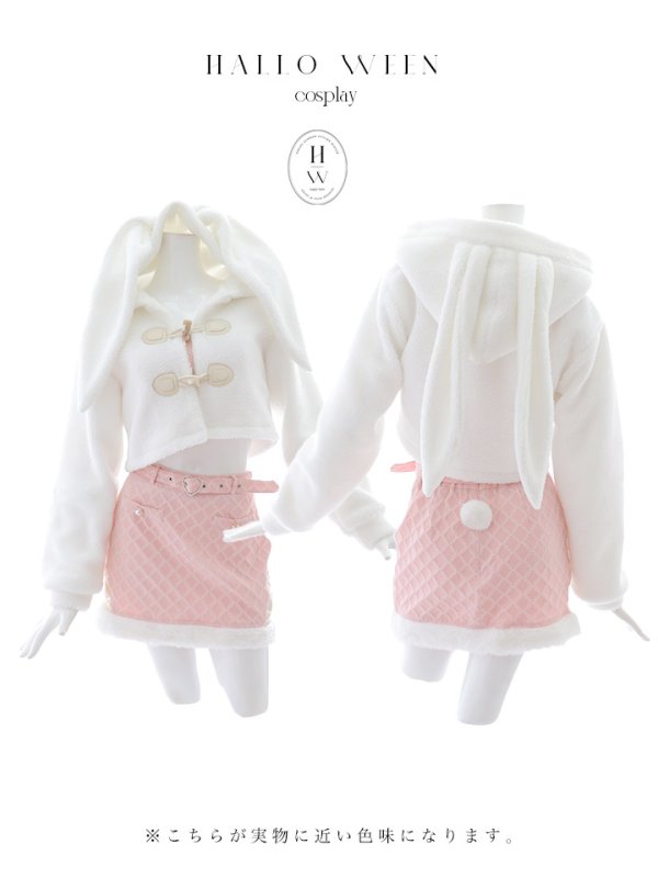 画像12: 【SALE!!】【即日発送！】【ハロウィン】ホワイトパピーセットアップ 【コスプレ6点セット】[OF01] (12)
