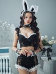 画像10: 【即日発送！】【ハロウィン】 総レースバニーフリルセットアップ【コスプレ7点セット】【XS-Lサイズ/3カラー】[YMT] (10)