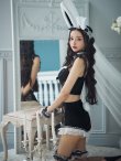 画像12: 【即日発送！】【ハロウィン】 総レースバニーフリルセットアップ【コスプレ7点セット】【XS-Lサイズ/3カラー】[YMT] (12)