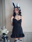 画像19: 【即日発送！】【ハロウィン】 総レースバニーミニマーメイドワンピ【コスプレ6点セット】【XS-Lサイズ/3カラー】[YMT] (19)