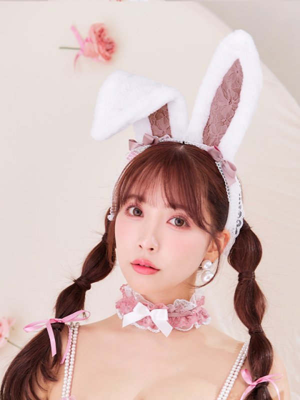 画像30: 【SALE!!】【即日発送！】【ハロウィン】 総レースバニーミニマーメイドワンピ【コスプレ6点セット】【XS-Lサイズ/3カラー】[OF04] (30)