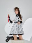 画像24: 【ハロウィン】アームウォーマー付きフレアスカートチャイナ 【コスプレ5点セット】 【S-XLサイズ/4カラー】[OF04] (24)