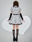 画像29: 【ハロウィン】アームウォーマー付きフレアスカートチャイナ 【コスプレ5点セット】 【S-XLサイズ/4カラー】[OF04] (29)