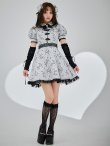 画像11: 【ハロウィン】アームウォーマー付きフレアスカートチャイナ 【コスプレ5点セット】 【S-XLサイズ/4カラー】[OF04] (11)