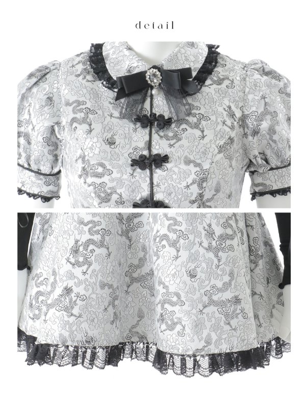 画像33: 【ハロウィン】アームウォーマー付きフレアスカートチャイナ 【コスプレ5点セット】 【S-XLサイズ/4カラー】[HC03] (33)