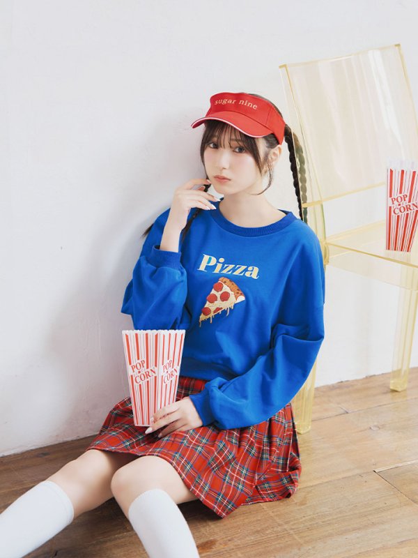 画像12: 【SALE!!】【即日発送！】【ハロウィン】ピザガールセットアップ 【コスプレ4点セット】 【S-XLサイズ/1カラー】[OF01] (12)