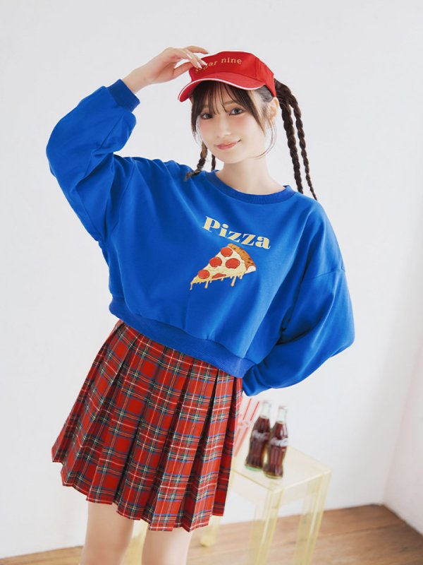 画像9: 【SALE!!】【即日発送！】【ハロウィン】ピザガールセットアップ 【コスプレ4点セット】 【S-XLサイズ/1カラー】[OF01] (9)