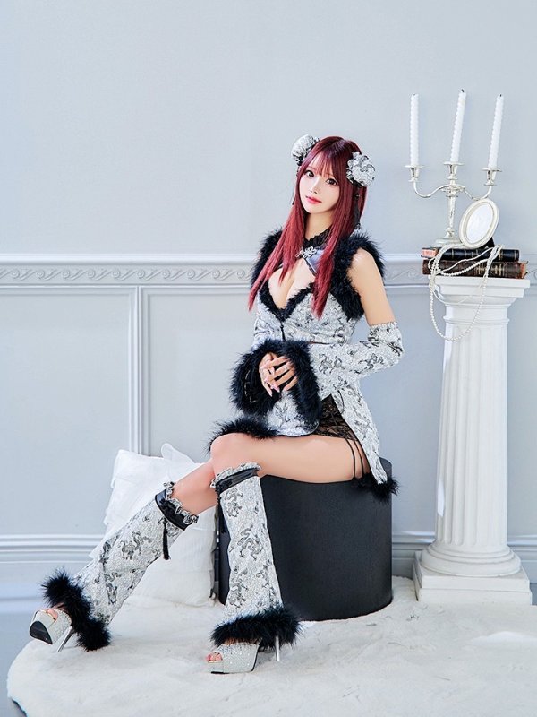 画像7: 【即日発送】【ハロウィン】【桜咲乃愛コラボ】チャイナオールインワン【コスプレ6点セット】【XS-Lサイズ/1カラー】(SE01YN)[OF01] (7)