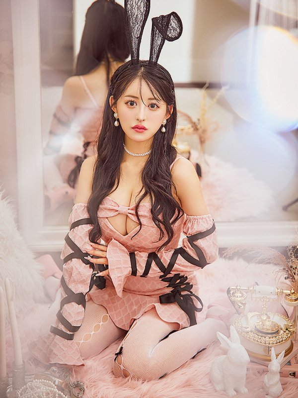 画像7: 【SALE!!】【即日発送！】【ハロウィン】アームカバー付きリボンセットアップ 【コスプレ7点セット】【S-Mサイズ/2カラー】[HC03] (7)