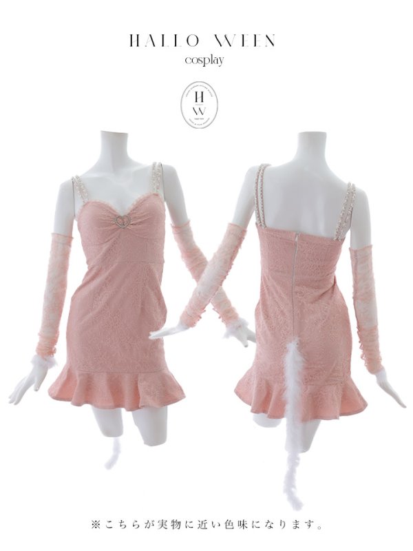 画像17: 【SALE!!】【即日発送！】【ハロウィン】 アームウォーマー付きワンピキャット 【コスプレ4点セット】 【XS-Mサイズ/1カラー】[OF01] (17)