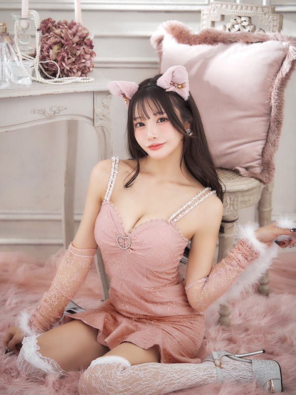 画像10: 【SALE!!】【即日発送！】【ハロウィン】 アームウォーマー付きワンピキャット 【コスプレ4点セット】 【XS-Mサイズ/1カラー】[OF01] (10)