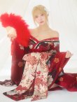 画像6: 【即日発送！】【ハロウィン】花魁ショートインロングワンピース 【コスプレ】【S-XLサイズ/2カラー】[YMT] (6)