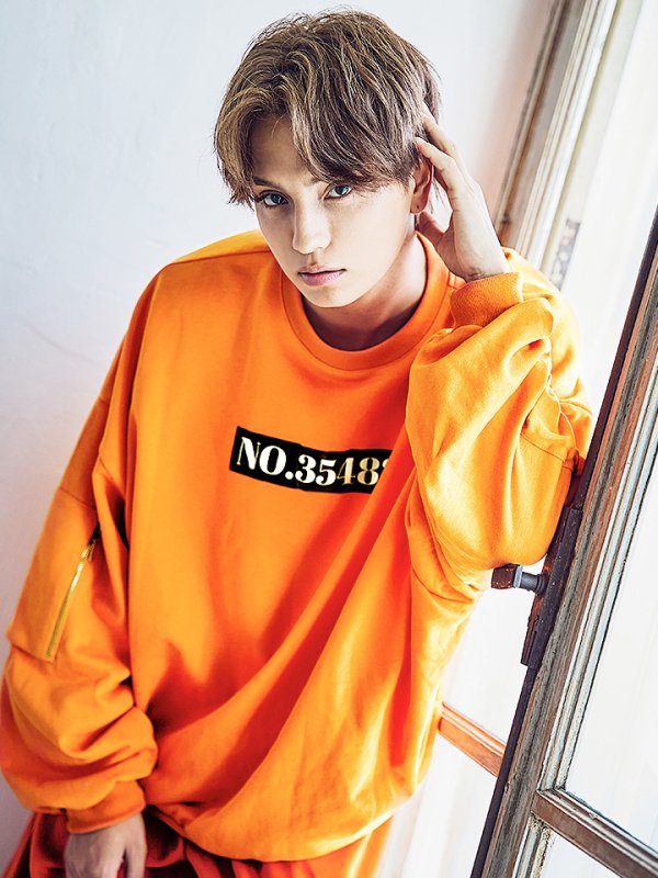 画像10: 【SALE!!】【即日発送！】【ハロウィン】 オレンジ囚人トレーナーセット 【コスプレ2点セット】【XXLサイズ/1カラー】(HC206-SV)[OF01] (10)