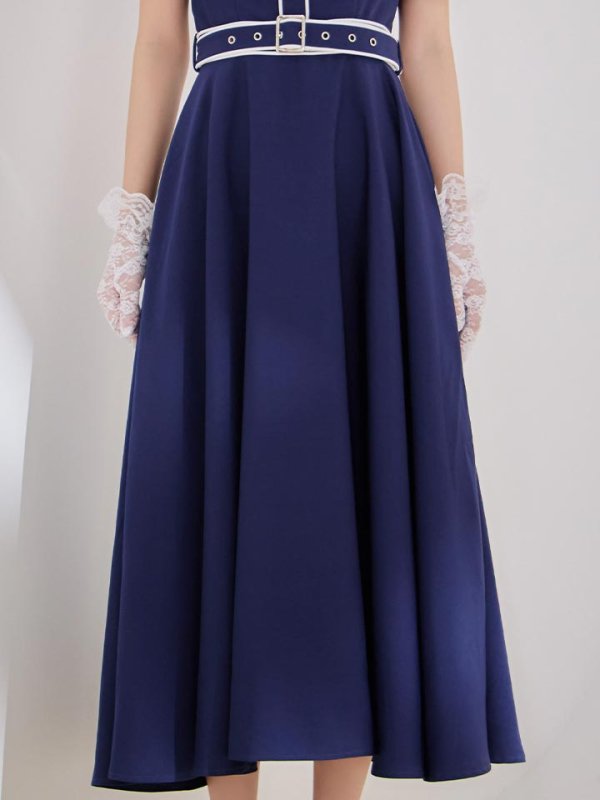 画像19: 【即日発送！】【ハロウィン】CAロングフレアワンピース 【コスプレ5点セット】 【S-XLサイズ/1カラー】[HC03] (19)