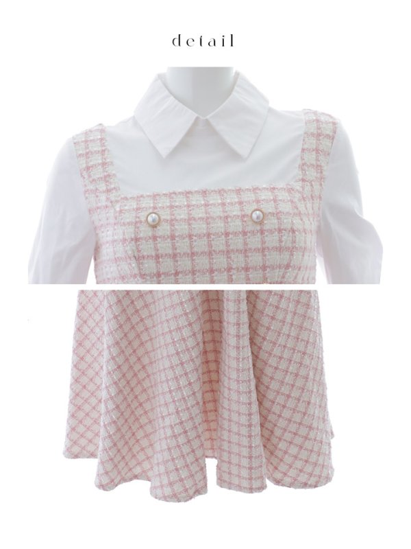 画像21: 【SALE!!】【即日発送！】【ハロウィン】ナースツイードロングフレア 【コスプレ3点セット】 【S-XLサイズ/1カラー】(CH02)[OF01] (21)