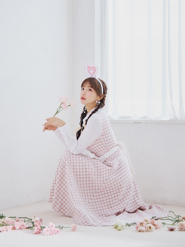 画像16: 【SALE!!】【即日発送！】【ハロウィン】ナースツイードロングフレア 【コスプレ3点セット】 【S-XLサイズ/1カラー】(CH02)[OF01] (16)