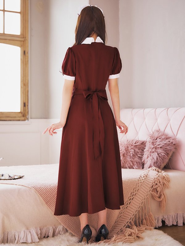 画像16: 【SALE!!】【ハロウィン】クラシカル洋館メイド 【コスプレ3点セット】 【S-XLサイズ/1カラー】[OF01] (16)