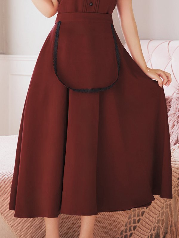 画像20: 【SALE!!】【ハロウィン】クラシカル洋館メイド 【コスプレ3点セット】 【S-XLサイズ/1カラー】[OF01] (20)