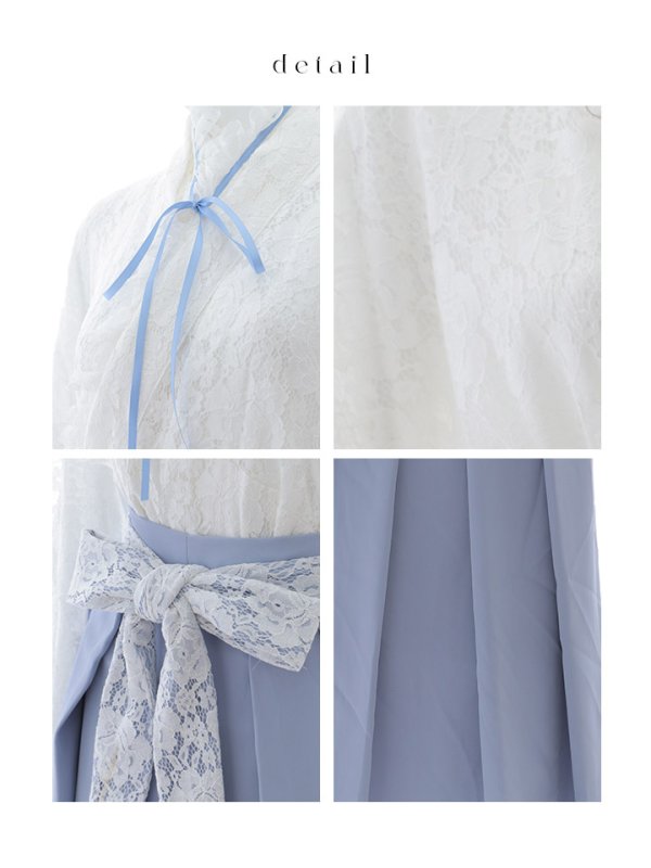 画像24: 【即日発送！】【ハロウィン】猫巫女レース袴 【コスプレ5点セット】 【FREEサイズ/2カラー】[OF01-OMN] (24)