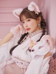 画像22: 【ノベルティ対象】【即日発送！】【ハロウィン】猫巫女レース袴 【コスプレ5点セット】 【FREEサイズ/2カラー】[OF01-OMN] (22)