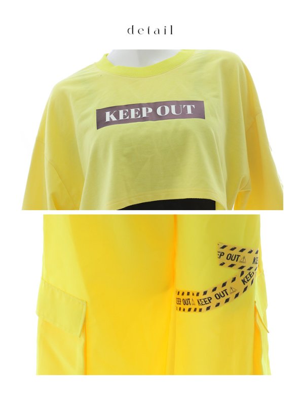 画像16: 【SALE!!】【ハロウィン】 KEEPOUTトレーナーセット 【コスプレ2点セット】【XXLサイズ/1カラー】(HC206-SV)[OF01] (16)