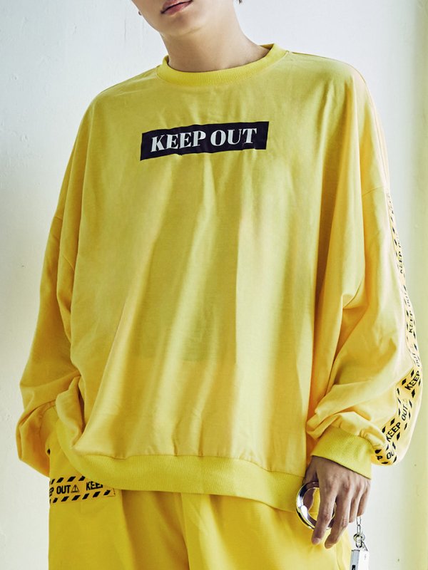 画像13: 【SALE!!】【ハロウィン】 KEEPOUTトレーナーセット 【コスプレ2点セット】【XXLサイズ/1カラー】(HC206-SV)[OF01] (13)