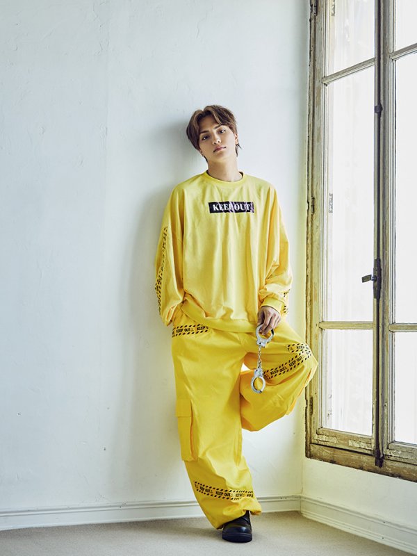 画像9: 【SALE!!】【ハロウィン】 KEEPOUTトレーナーセット 【コスプレ2点セット】【XXLサイズ/1カラー】(HC206-SV)[OF01] (9)